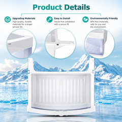 Bottom Pan Assembly Compatible with Ge Refrigerator WR32X10524