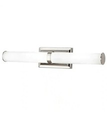 Home Decorators Rolande 100W Equivalent Polished Nickel LED 24 Inch Vanity Light