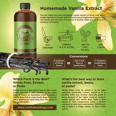 Gourmet Vanilla Bean Paste for Baking & Cooking Madagascar Bourbon w/ Real Seeds