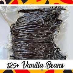 Fresh Organic Vanilla Beans Grade A 5′- 8′ – Bulk Vanilla Pods and Vanilla Cuts.