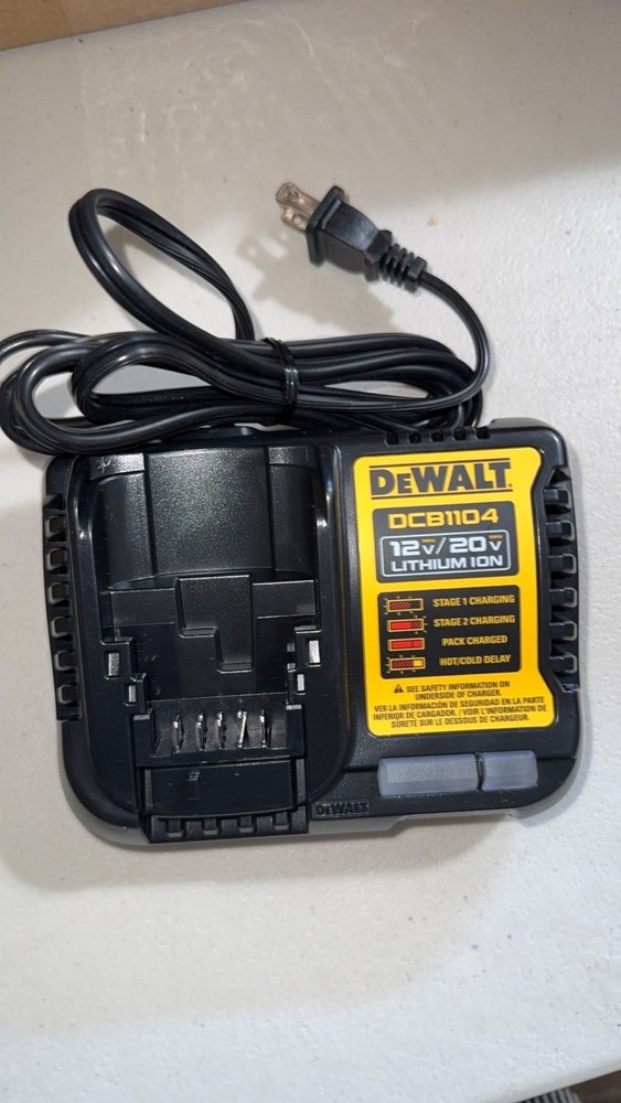 DEWALT DCB1104 20V Fast Battery Charger OEM Replaces DCB115 / DCB112 A5