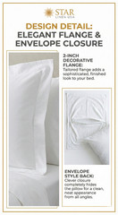Pillow Shams Embrace Collection 100% Supima Cotton Hotel Bedding White