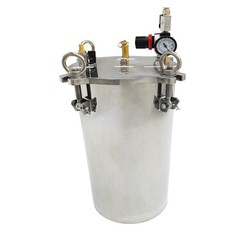 Large Flow 20L Dia. 10.3in Dispenser Pressure Tank Dispensing Storage Bucket New