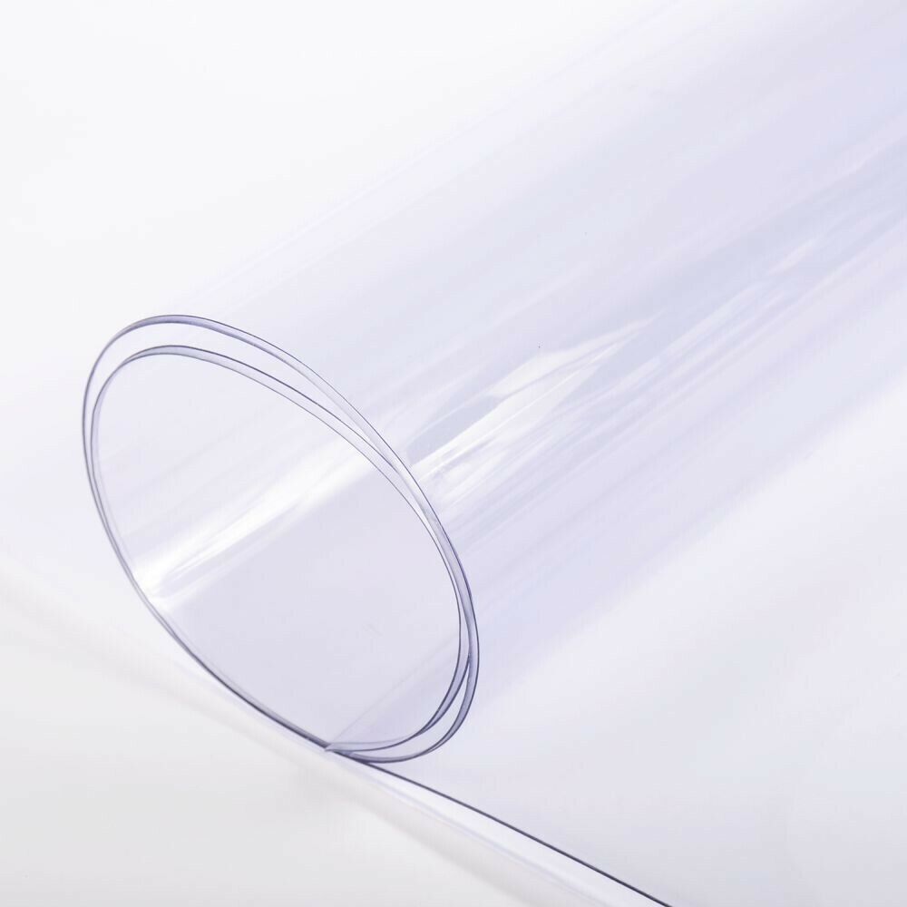 Premium Clear Plastic Vinyl Table Cover Tablecloth Protector – Sold Folded