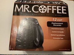 Mr. Coffee Not Available IDS13-RB ISD13-RB 12-Cup Replacement Decanter, Black