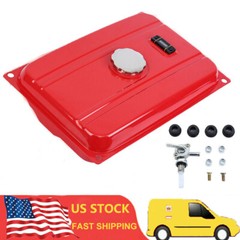7 Gallon Iron Fuel Gas Tank Petcock Filter Gauge Cap fit for Generator EC6500