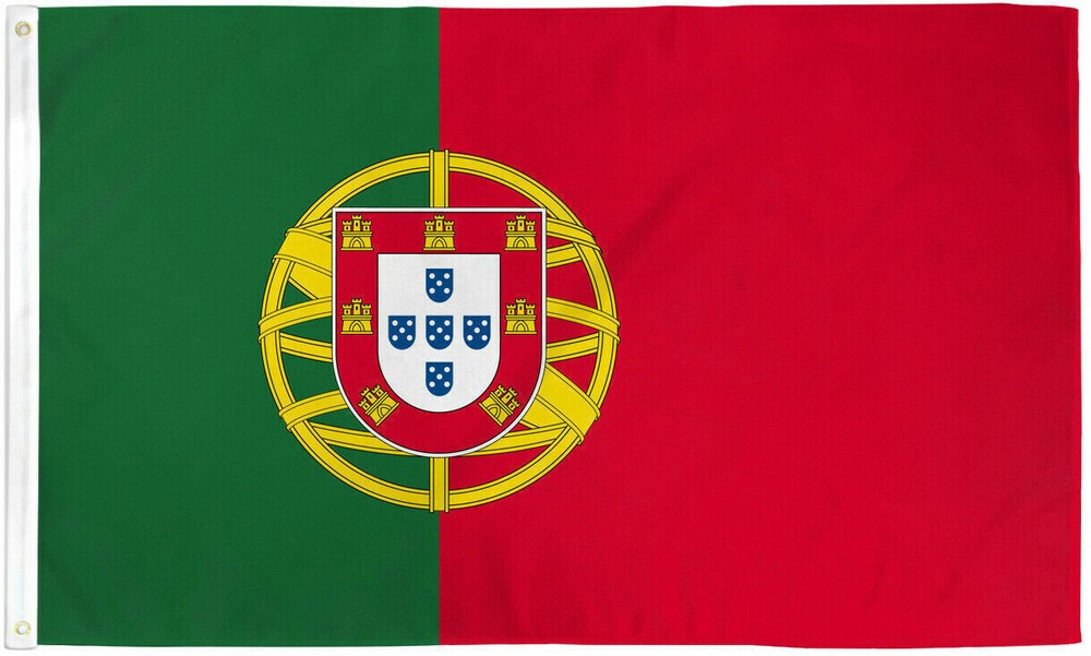 Portugal Flag 3x5ft Flag of Portugal Portuguese Flag 3×5 House Flag 100D FABRIC