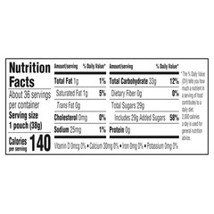 Giant Chewy Candy, Sweet and Tart, 1.35 oz, 36 count