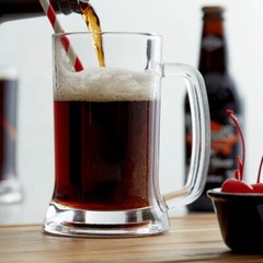Set Of 4 Beer Mugs Beer Glasses Heavy Durable Beer Mug with Handles 16 oz