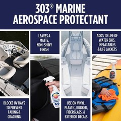 303 Products Marine Aerospace Protectant Spray, UV Protection for Boat Vinyl & S