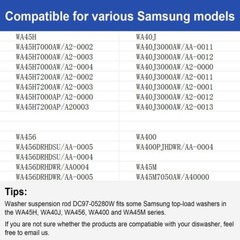 For Samsung WA50R5200AW/US WA50R5400AV/US WA50T5300AC Washer Suspension Rod Kit