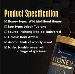 Kinohimitsu Wild Tualang Honey 500g