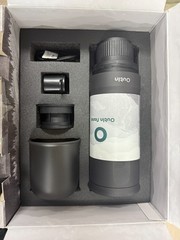 Space Gray Nano Self-Heating Espresso Maker – USB-C Travel Coffee Solution