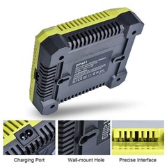 40V 6.0Ah Lithium Battery & Rapid Charger Kit for Ryobi 40 Volt Batteries