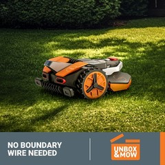 Worx Landroid Vision AI 1/2 Acre 20V Boundaryless Robotic Lawn Mower-(WR220-AN)