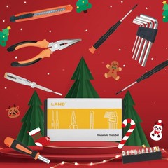 22-Piece Small Tool Kit with Toolbox – Essential Household Tool Set for Home …