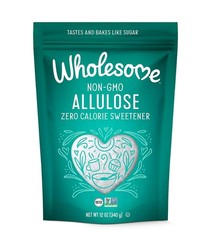 Wholesome Non-GMO Allulose Sweetener, Zero Calorie Sugar Substitute, 12 oz