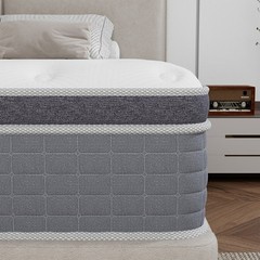 12 Inch Queen Size Mattress In a Box Gel Memory Foam Pocket Spring Medium Firm