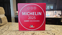 Custom 2-Sided Michelin Star Wall Plaque, Gift For Chef, Cook, Restaurant or MOM