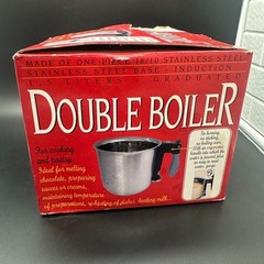 De Buyer Bain-Marie 18/10 Stainless Steel Double Boiler Pot 1.5L 6 Cup France