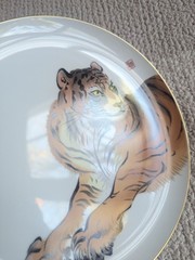 Fukagawa Seiji Japan Zodiac Porcelain Dinner Plates SET 9 Arita Yaki 10.25″