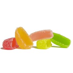 Sunkist Fruit Gems Soft Candy Assorted Natural Flavors 0.5lb | Free Shipping!