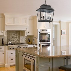 4 Light Pendant in Transitional style – 24.25 Inches high by 21.25 Inches