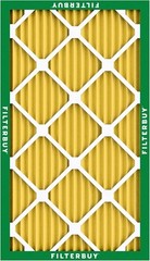 Filterbuy 16x25x1 Pleated Air Filters, Replacement for HVAC AC Furnace (MERV 11)