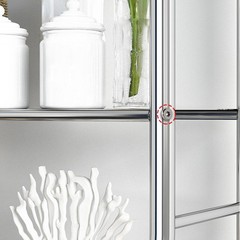 Space-Saving Over Toilet Storage Shelf Bathroom Organizer Rack w Removable Hooks