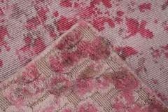 Pink Modern Abstract Area Rug 5×7 Handmade Wool Carpet for Any Room