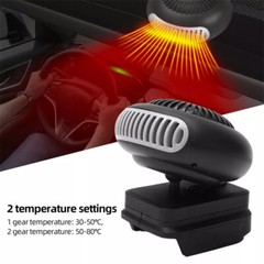 Small Space Heater 170W 2 Gears 18V Battery Operated Electric Fan Heater
