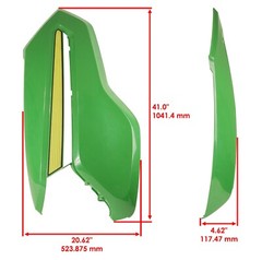 Left Right Center Hood Panel For John Deere X320 X324 X330 X350 X350R X354 X360