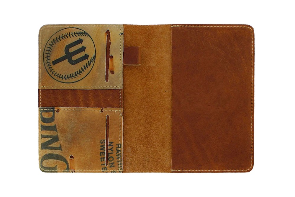 FC Goods 6.5in Notebook Cover – Handcrafted with Vintage Baseball Glove Leather