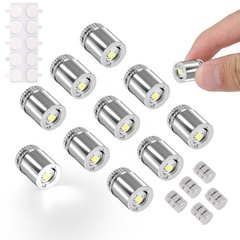 Unbranded Mini LED Lights, Cold White, 10pcs, 1.5x1cm, for Model Doll, DIY