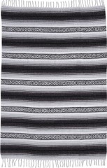 Lot of 5 Mexican Falsa Blankets, Random Color Assortment by El Paso Designs