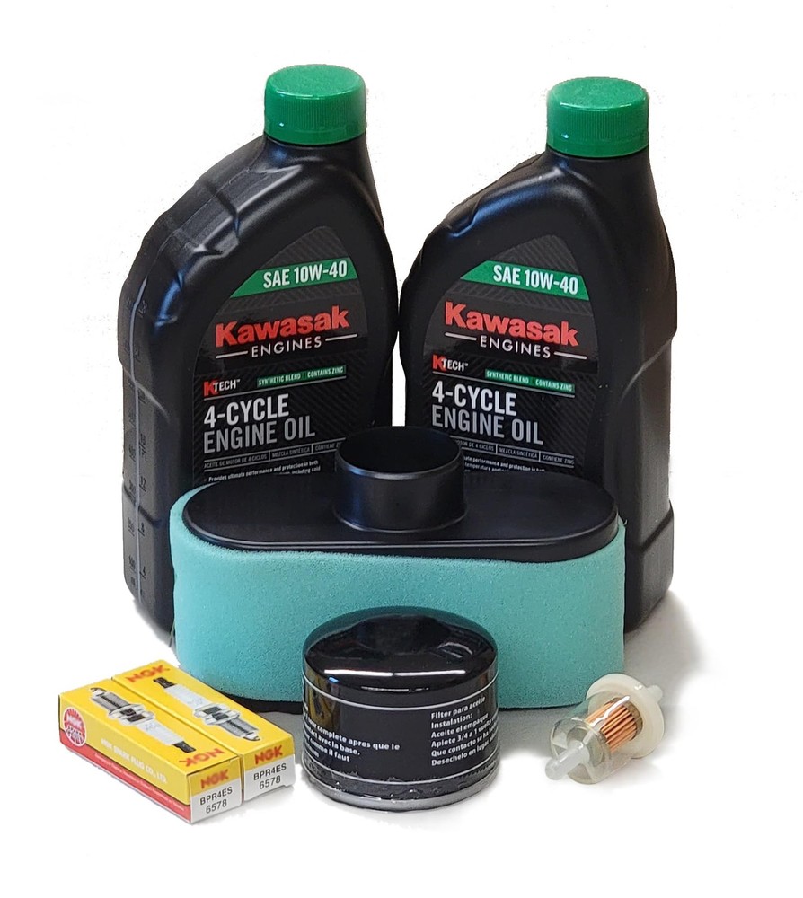 GL Tune Up Kit with 10W-40 Oil for Kawasaki FR651V FR691V FR730V All FS Engin…