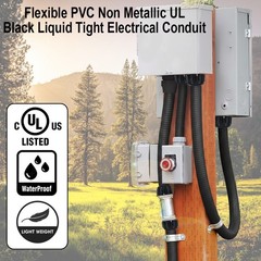 Flexible Liquid Tight, Non-Metallic Electrical Conduit with Fittings – UL Listed