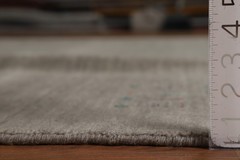 Gray Tribal Indian Area Rug 8×10 Hand-knotted Wool Oriental Carpet for Any Room