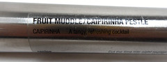 Rösle Fruit Muddle & Caipirinha Pestle, 18/10 Stainless, Bar Tool, 6.75 in