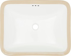 Signature Hardware 498227 Rainsville 18″ Vitreous China Undermount Bathroom Sink