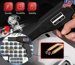 Plastic Welder Kit Soldering Hot Stapler Bumper Repairs Welding Gun 800 Staples