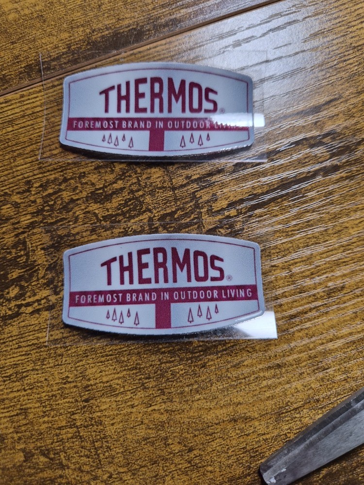 2 pc. Inspired By THERMOS Replacemen Decal Transfer