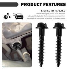 5PCS Car Air Filter Housing Screws Replacement OEM 11549031,Sturdy Cars Air