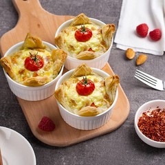 Ramekins 12 Oz Oven Safe, Creme Brulee Set, 6 PACK Porcelain Souffle Dish for Ba