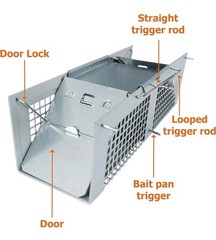 HOMESTEAD No Kill Live Trap – 10″x3″x3″ Cage – Small Animal