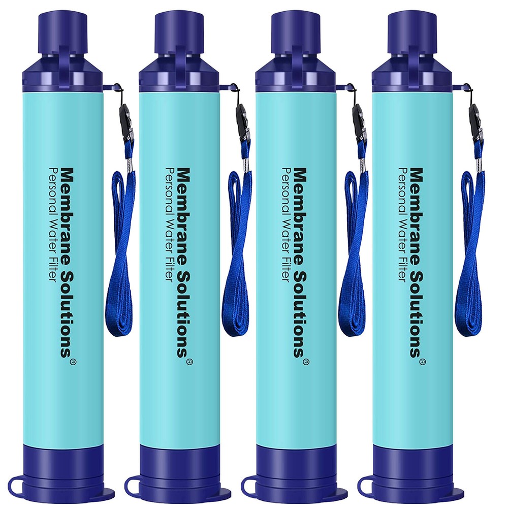 Portable Camping Hiking Emergency Life Survival Purifier Water Filter Straw Tool
