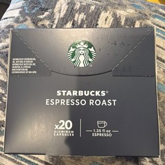 Starbucks by Nespresso “Espresso Roast” 1.35 oz – 20 Capsules