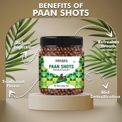 Paan Shots Instant Pan Flavor Mouth Freshener Mukhwas Coated Balls After Meal