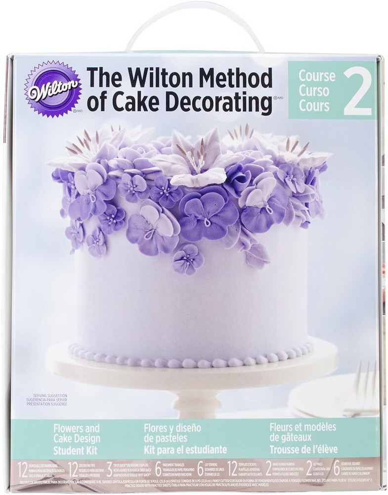 Wilton Student Decorating Kit Book Course 2 Multicolor