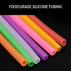 High Temp Flexible Rubber Pipe Food Grade Silicone Tube Various Colors & Sizes